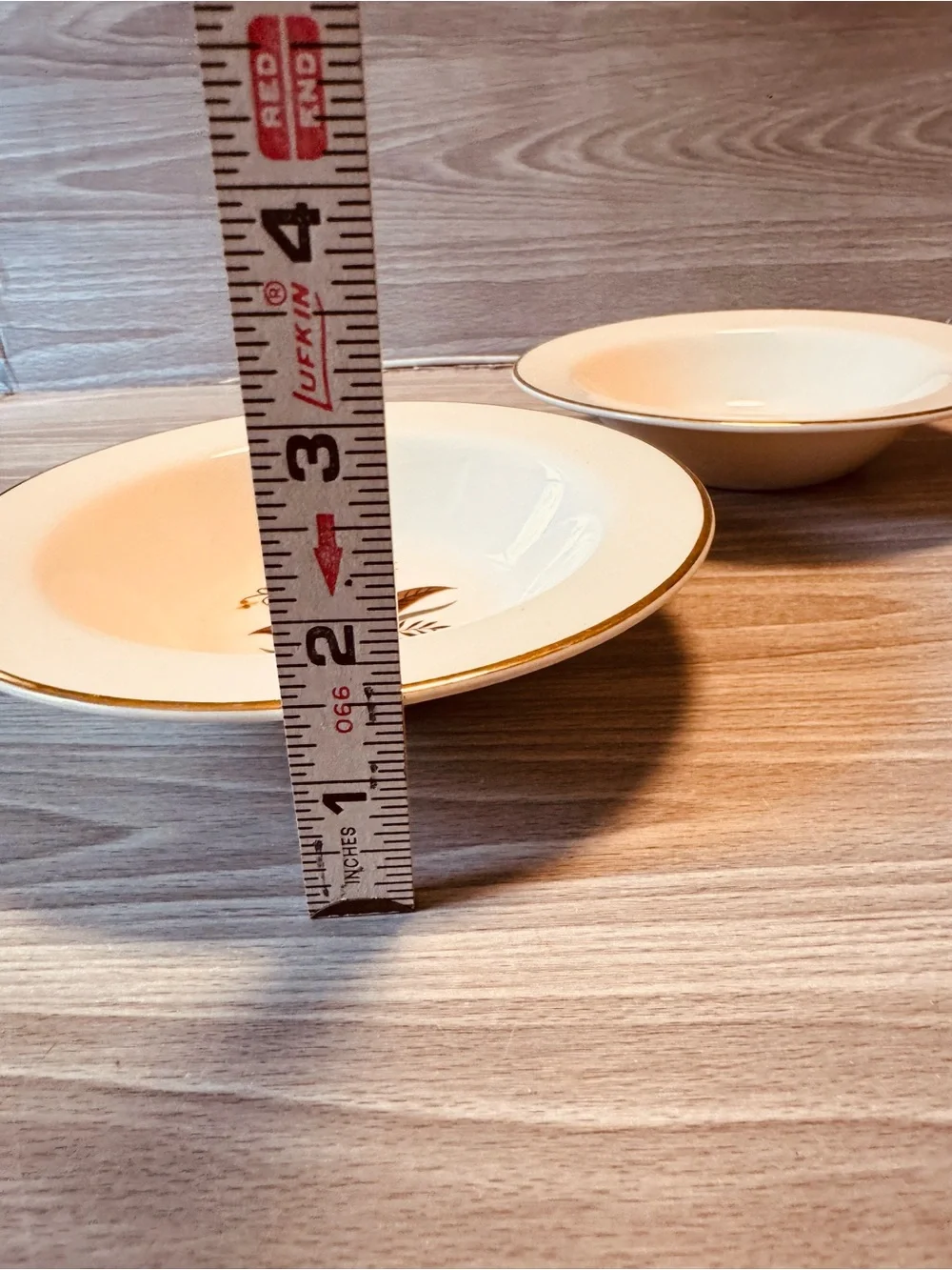 Set 2 Vintage Lifetime China Co Linden Rimmed Fruit Dessert Bowls 6.5